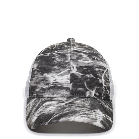 Outdoor Cap PFC-150M Moisture Wicking Structured Trucker Hat Unisex Accessories Hats & Caps