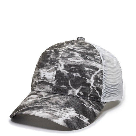 Outdoor Cap PFC-150M Moisture Wicking Structured Trucker Hat Unisex Accessories Hats & Caps