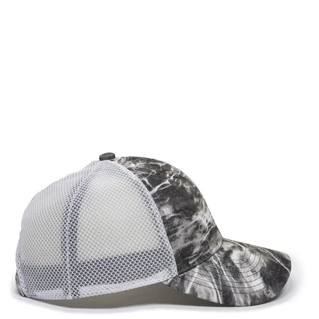 Outdoor Cap PFC-150M Moisture Wicking Structured Trucker Hat Unisex Accessories Hats & Caps