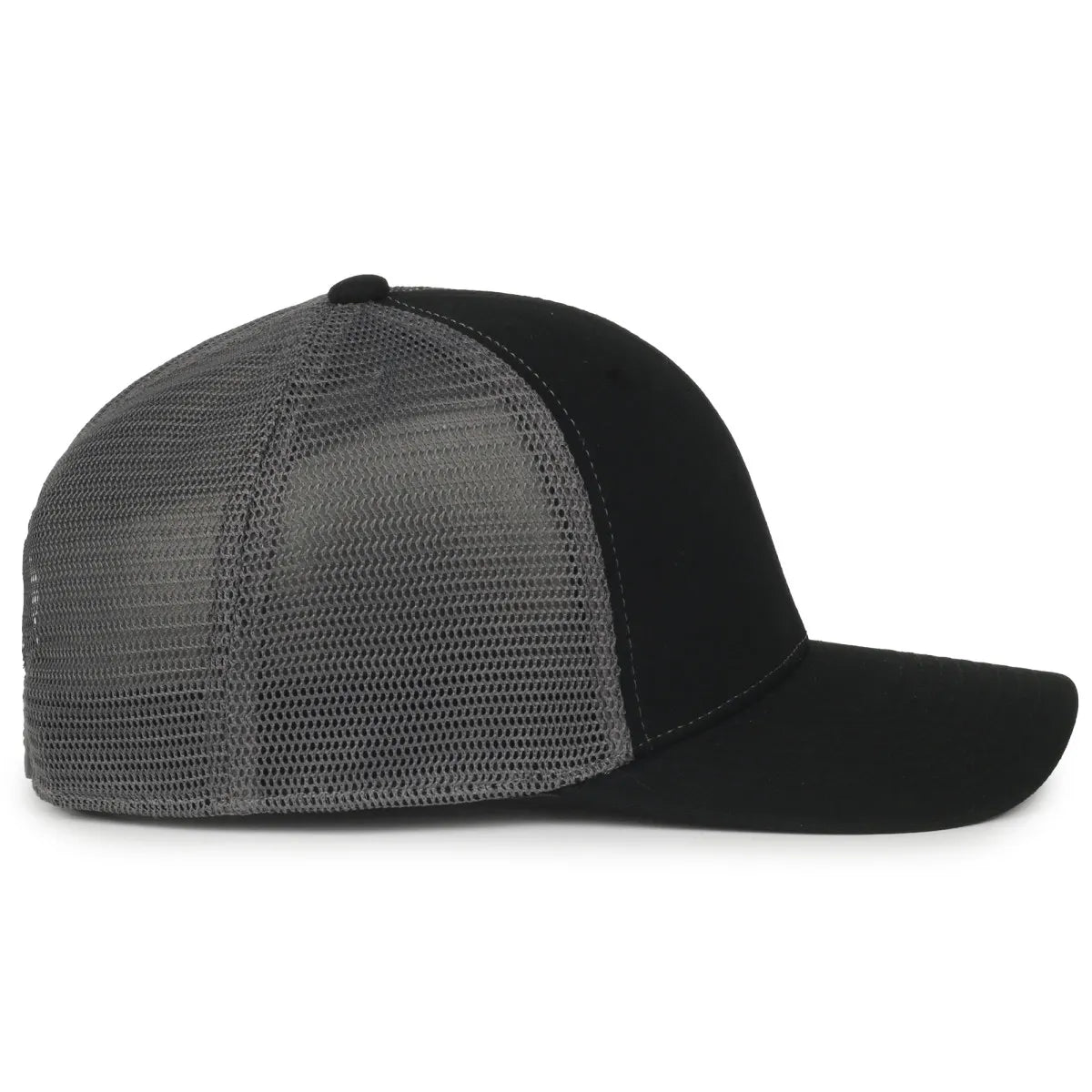 Outdoor Cap FLX672M Pro Round Crown Structured Trucker Hat Unisex Accessories Hats & Caps