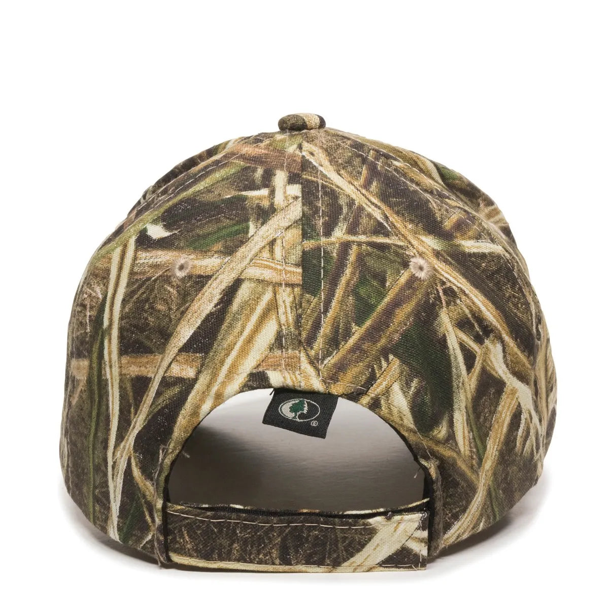 Outdoor Cap 350 Canvas Camo Structured Solid Back Hat Unisex Accessories Hats & Caps