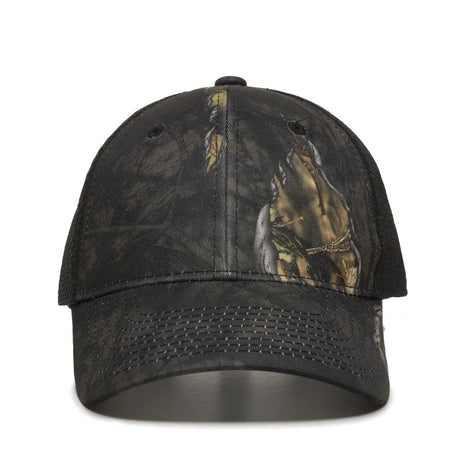 Outdoor Cap PFC-150M Moisture Wicking Structured Trucker Hat Unisex Accessories Hats & Caps