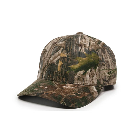 Outdoor Cap 301IS Canvas Camo Structured Solid Back Hat Unisex Accessories Hats & Caps