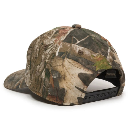 Outdoor Cap 301IS Canvas Camo Structured Solid Back Hat Unisex Accessories Hats & Caps