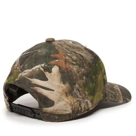 Outdoor Cap 301IS Canvas Camo Structured Solid Back Hat Unisex Accessories Hats & Caps