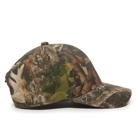 Outdoor Cap 301IS Canvas Camo Structured Solid Back Hat Unisex Accessories Hats & Caps