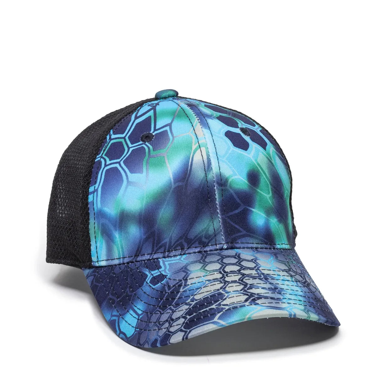 Outdoor Cap PFC-150M Moisture Wicking Structured Trucker Hat Unisex Accessories Hats & Caps