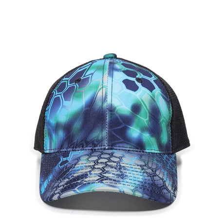 Outdoor Cap PFC-150M Moisture Wicking Structured Trucker Hat Unisex Accessories Hats & Caps