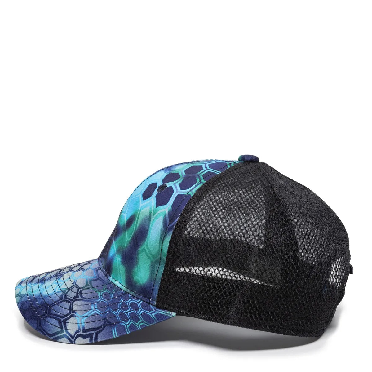 Outdoor Cap PFC-150M Moisture Wicking Structured Trucker Hat Unisex Accessories Hats & Caps