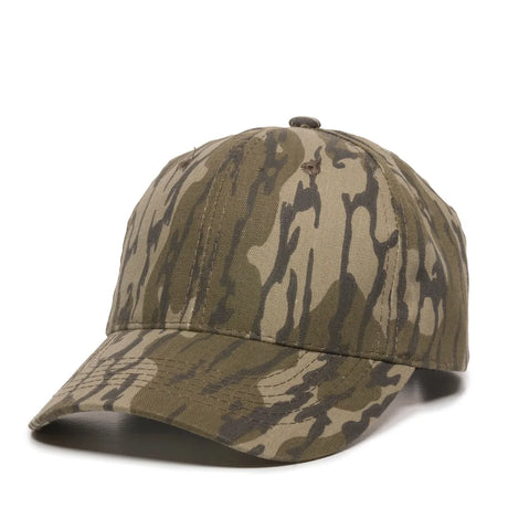 Outdoor Cap 350 Canvas Camo Structured Solid Back Hat Unisex Accessories Hats & Caps