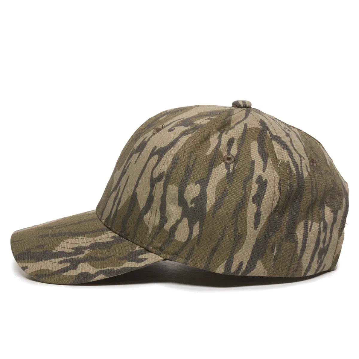Outdoor Cap 350 Canvas Camo Structured Solid Back Hat Unisex Accessories Hats & Caps