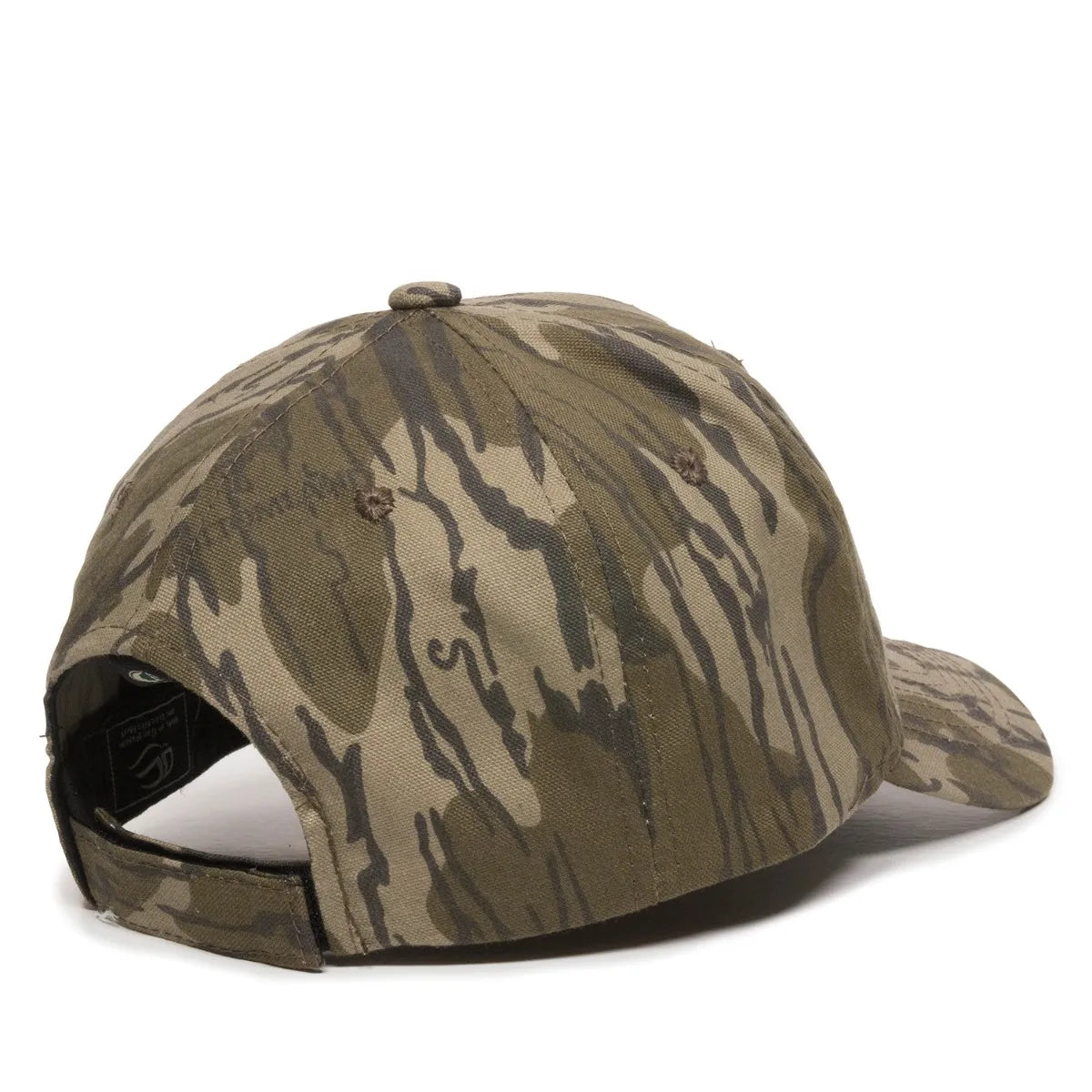 Outdoor Cap 350 Canvas Camo Structured Solid Back Hat Unisex Accessories Hats & Caps
