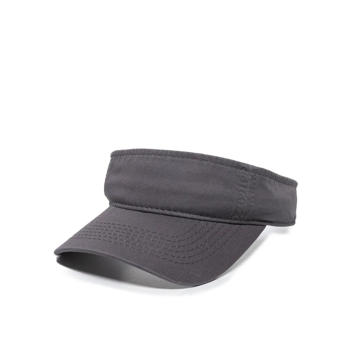 Outdoor Cap GWTV-100 Garment Washed Cotton Twill Visor Unisex Accessories Hats & Caps