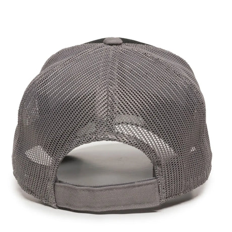 Outdoor Cap GWT-101M Cotton Twill Garment Washed Structured Trucker Hat Unisex Accessories Hats & Caps