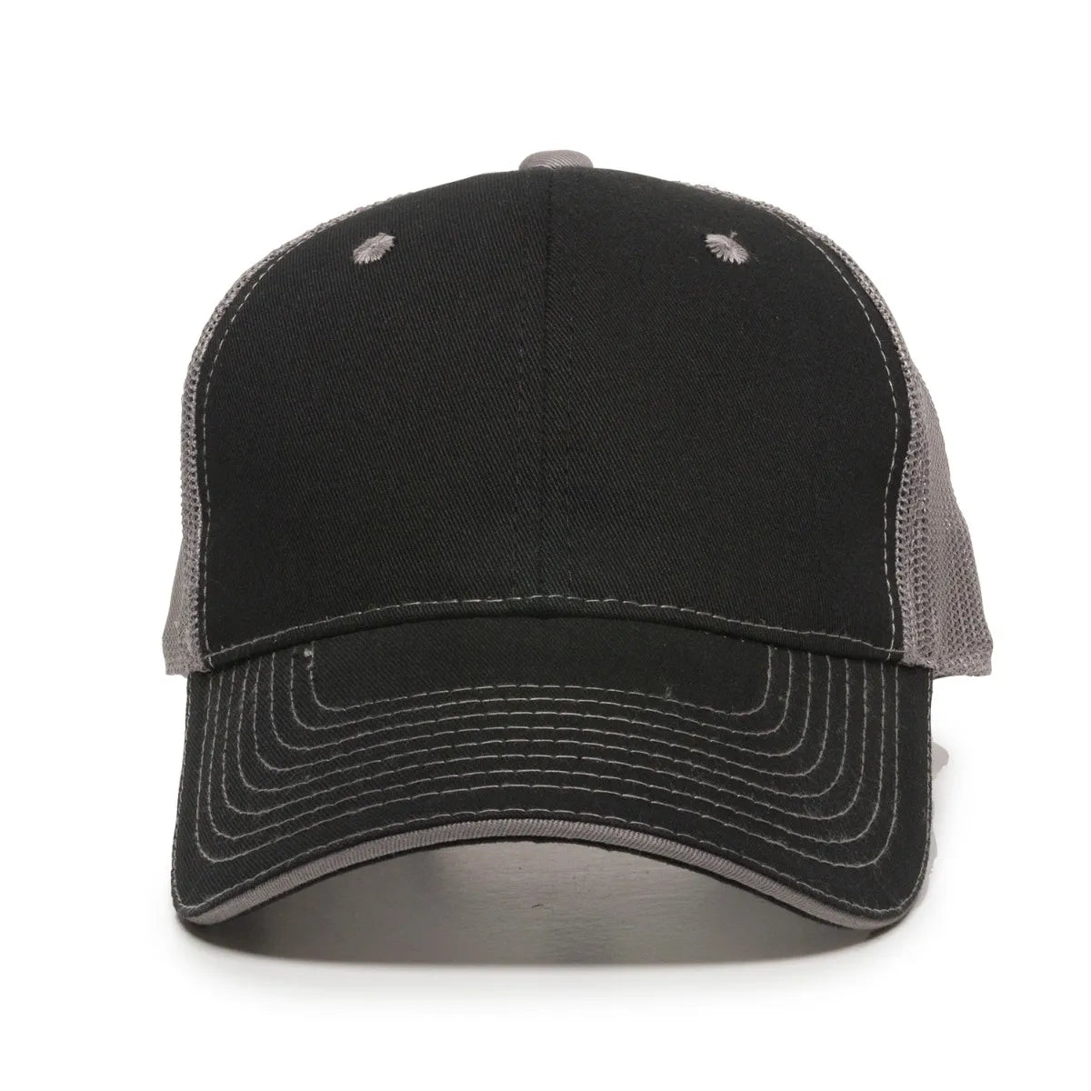 Outdoor Cap GWT-101M Cotton Twill Garment Washed Structured Trucker Hat Unisex Accessories Hats & Caps