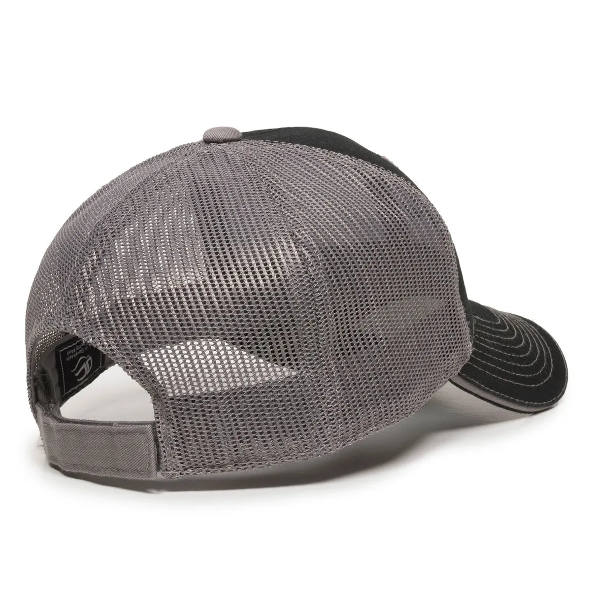 Outdoor Cap GWT-101M Cotton Twill Garment Washed Structured Trucker Hat Unisex Accessories Hats & Caps