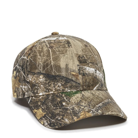 Outdoor Cap 350 Canvas Camo Structured Solid Back Hat Unisex Accessories Hats & Caps