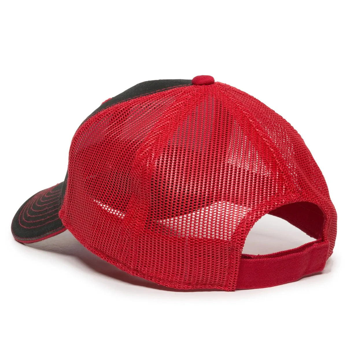 Outdoor Cap GWT-101M Cotton Twill Garment Washed Structured Trucker Hat Unisex Accessories Hats & Caps