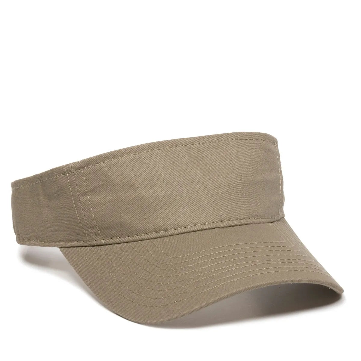 Outdoor Cap GWTV-100 Garment Washed Cotton Twill Visor Unisex Accessories Hats & Caps