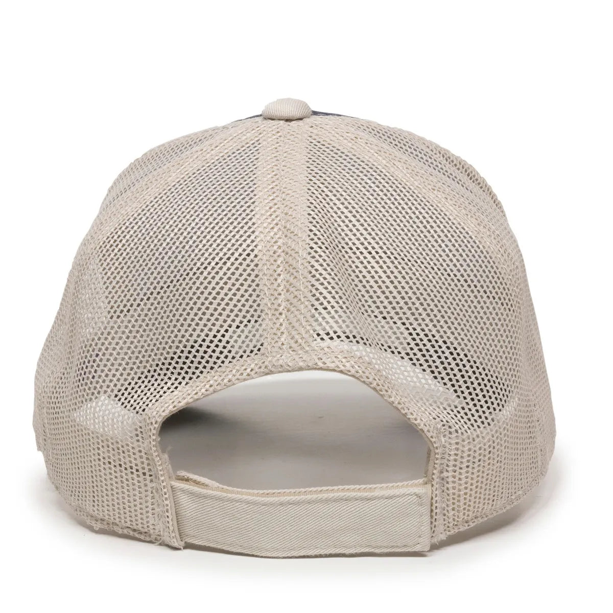 Outdoor Cap GWT-101M Cotton Twill Garment Washed Structured Trucker Hat Unisex Accessories Hats & Caps