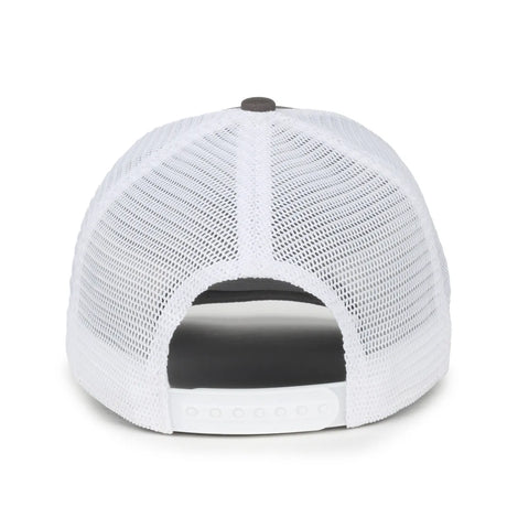 Outdoor Cap FLX672M Pro Round Crown Structured Trucker Hat Unisex Accessories Hats & Caps