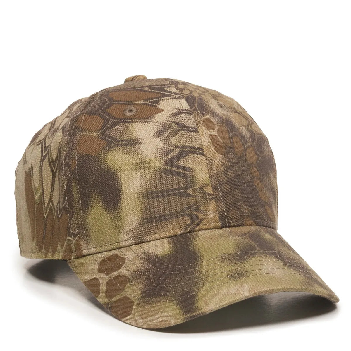 Outdoor Cap 350 Canvas Camo Structured Solid Back Hat Unisex Accessories Hats & Caps