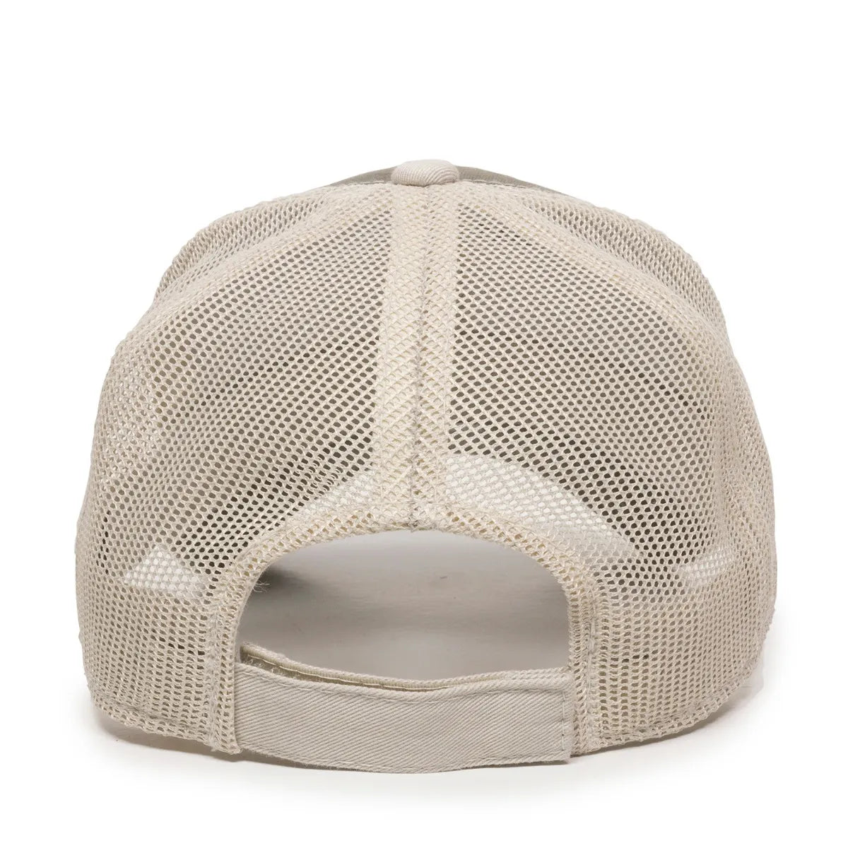 Outdoor Cap GWT-101M Cotton Twill Garment Washed Structured Trucker Hat Unisex Accessories Hats & Caps