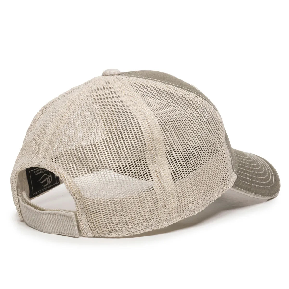 Outdoor Cap GWT-101M Cotton Twill Garment Washed Structured Trucker Hat Unisex Accessories Hats & Caps