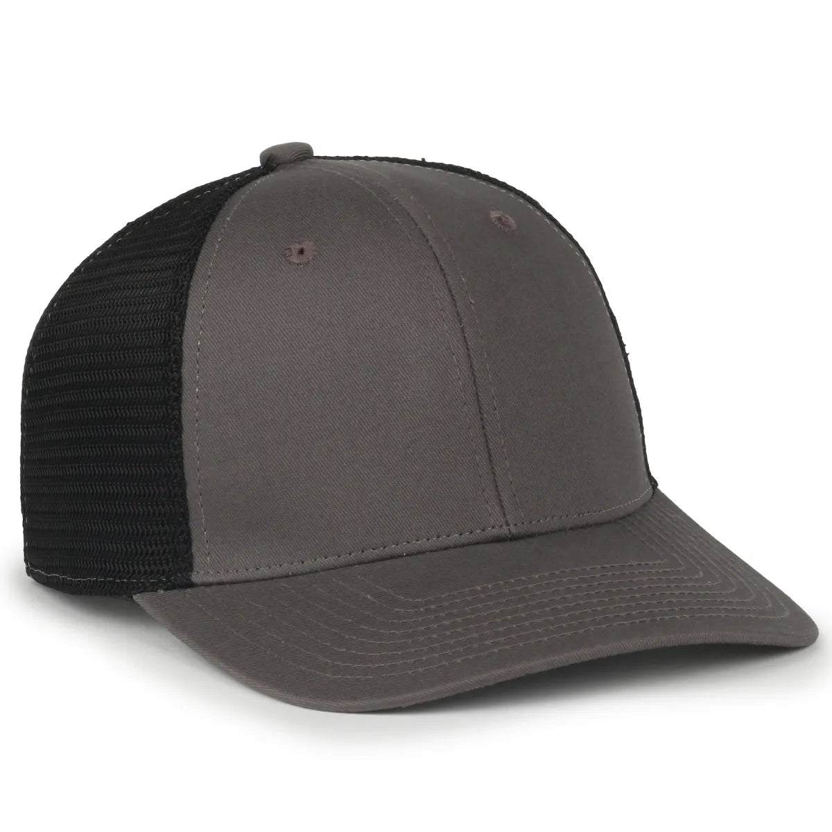 Outdoor Cap FLX672M Pro Round Crown Structured Trucker Hat Unisex Accessories Hats & Caps