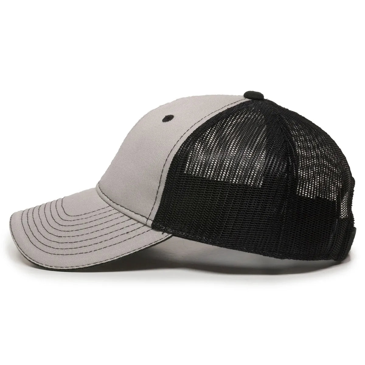 Outdoor Cap GWT-101M Cotton Twill Garment Washed Structured Trucker Hat Unisex Accessories Hats & Caps
