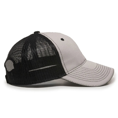 Outdoor Cap GWT-101M Cotton Twill Garment Washed Structured Trucker Hat Unisex Accessories Hats & Caps