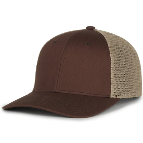 Outdoor Cap FLX672M Pro Round Crown Structured Trucker Hat Unisex Accessories Hats & Caps