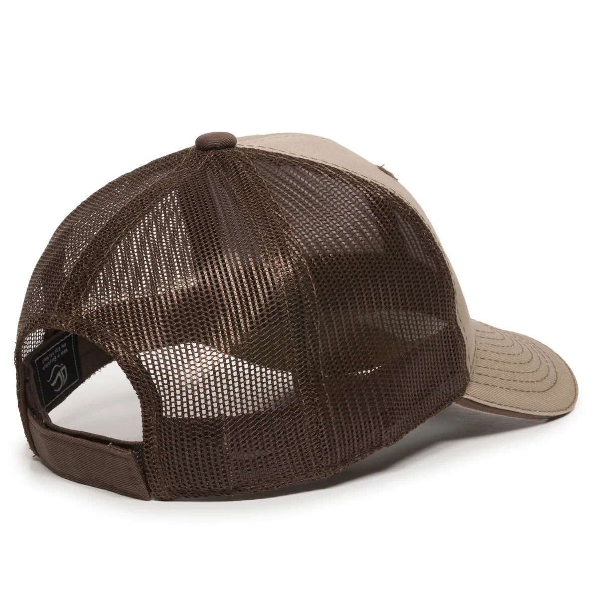 Outdoor Cap GWT-101M Cotton Twill Garment Washed Structured Trucker Hat Unisex Accessories Hats & Caps