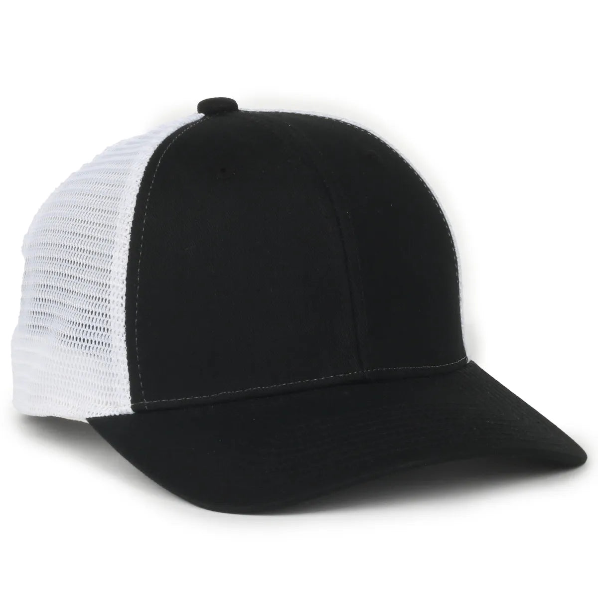 Outdoor Cap FLX672M Pro Round Crown Structured Trucker Hat Unisex Accessories Hats & Caps