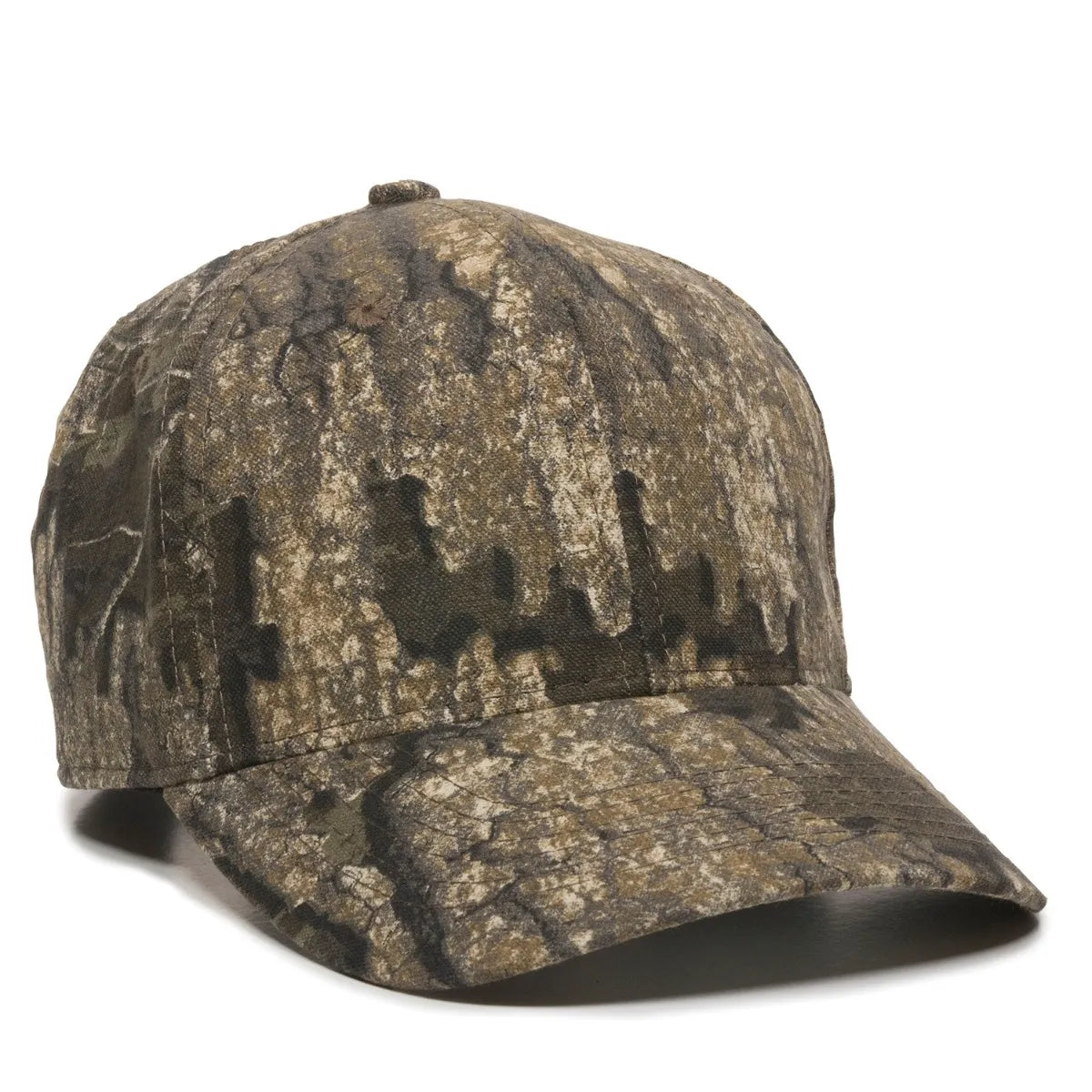 Outdoor Cap 350 Canvas Camo Structured Solid Back Hat Unisex Accessories Hats & Caps