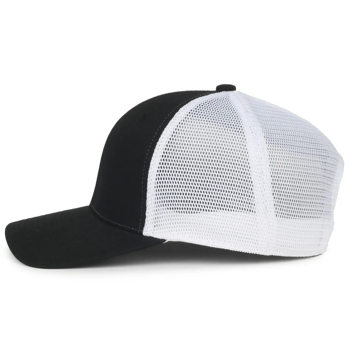 Outdoor Cap FLX672M Pro Round Crown Structured Trucker Hat Unisex Accessories Hats & Caps