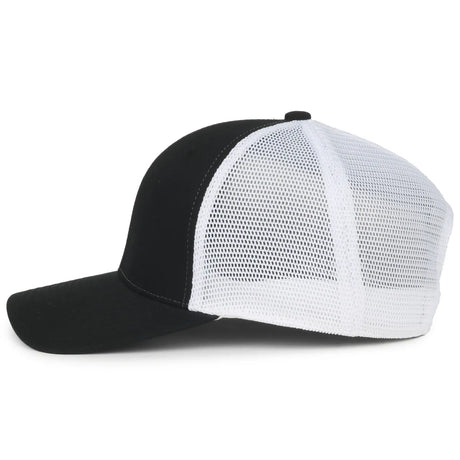 Outdoor Cap FLX672M Pro Round Crown Structured Trucker Hat Unisex Accessories Hats & Caps