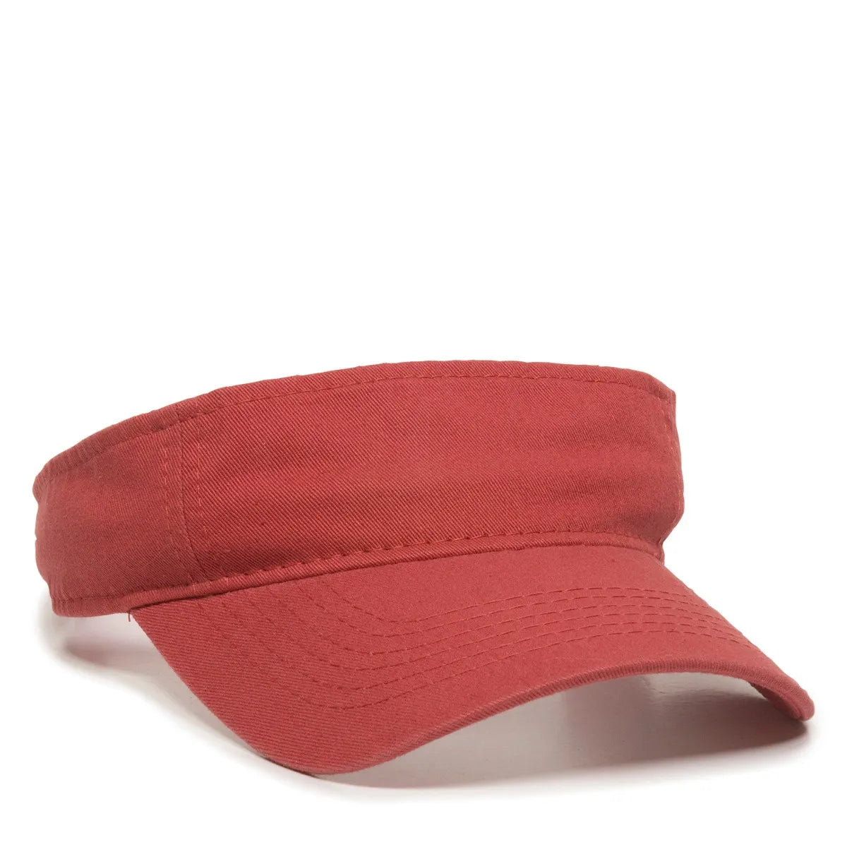 Outdoor Cap GWTV-100 Garment Washed Cotton Twill Visor Unisex Accessories Hats & Caps