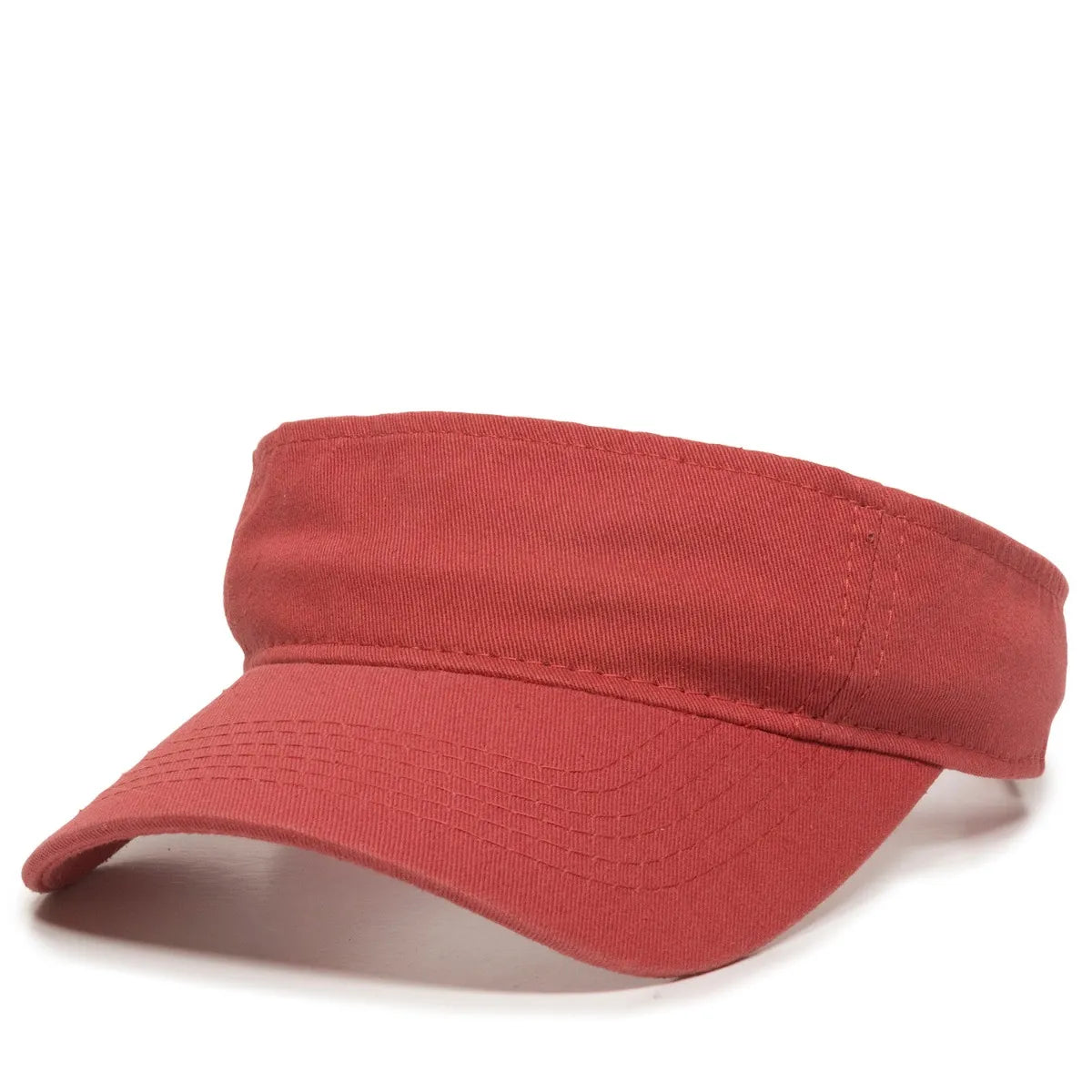 Outdoor Cap GWTV-100 Garment Washed Cotton Twill Visor Unisex Accessories Hats & Caps