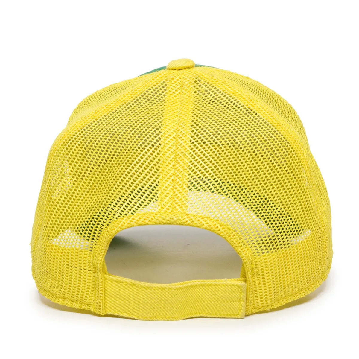 Outdoor Cap GWT-101M Cotton Twill Garment Washed Structured Trucker Hat Unisex Accessories Hats & Caps