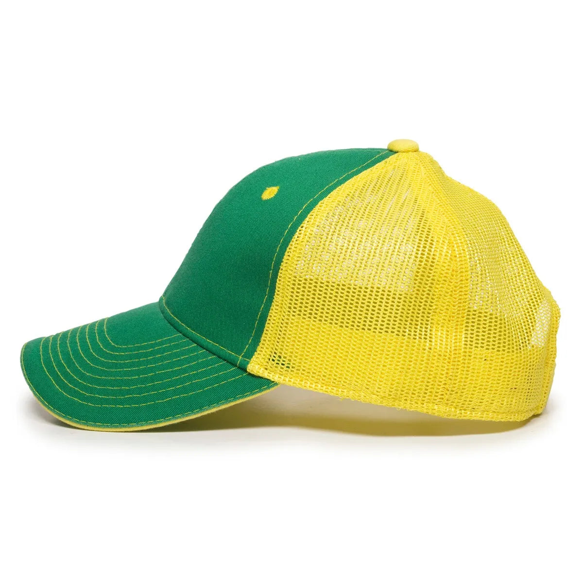 Outdoor Cap GWT-101M Cotton Twill Garment Washed Structured Trucker Hat Unisex Accessories Hats & Caps