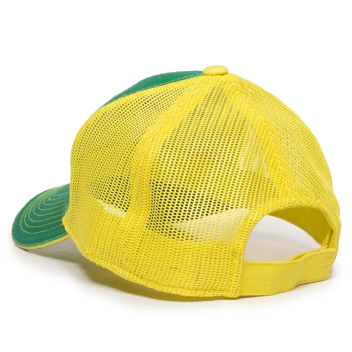 Outdoor Cap GWT-101M Cotton Twill Garment Washed Structured Trucker Hat Unisex Accessories Hats & Caps