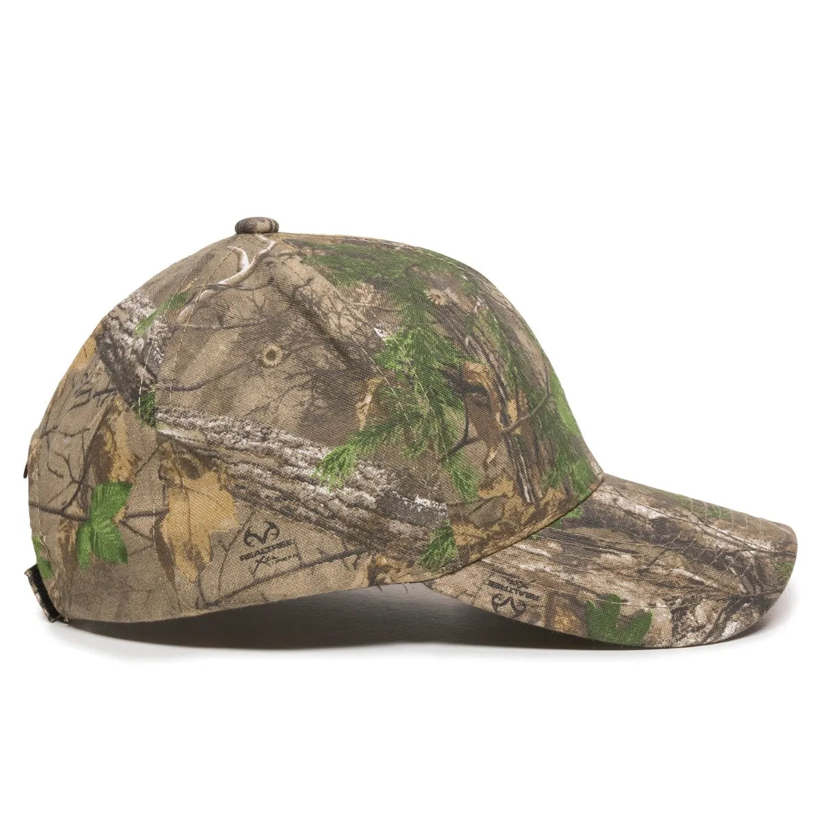 Outdoor Cap 350 Canvas Camo Structured Solid Back Hat Unisex Accessories Hats & Caps