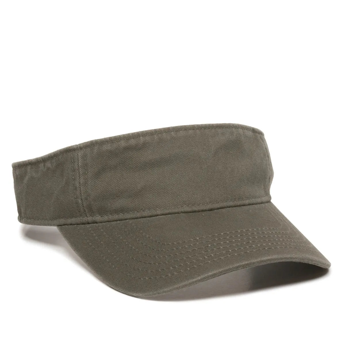 Outdoor Cap GWTV-100 Garment Washed Cotton Twill Visor Unisex Accessories Hats & Caps
