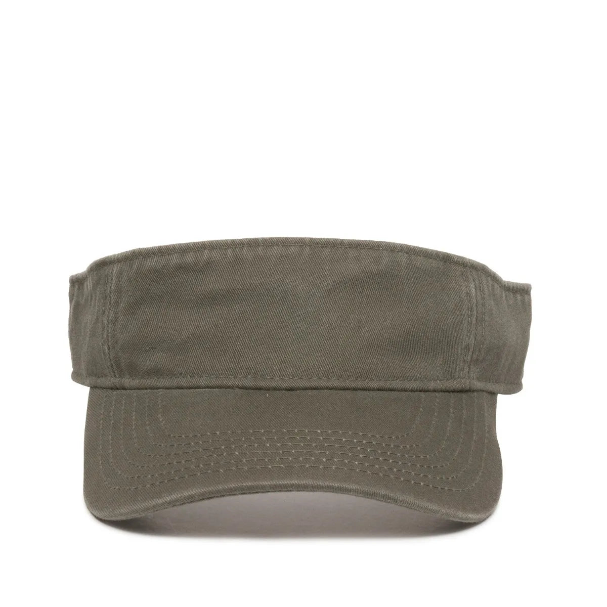 Outdoor Cap GWTV-100 Garment Washed Cotton Twill Visor Unisex Accessories Hats & Caps