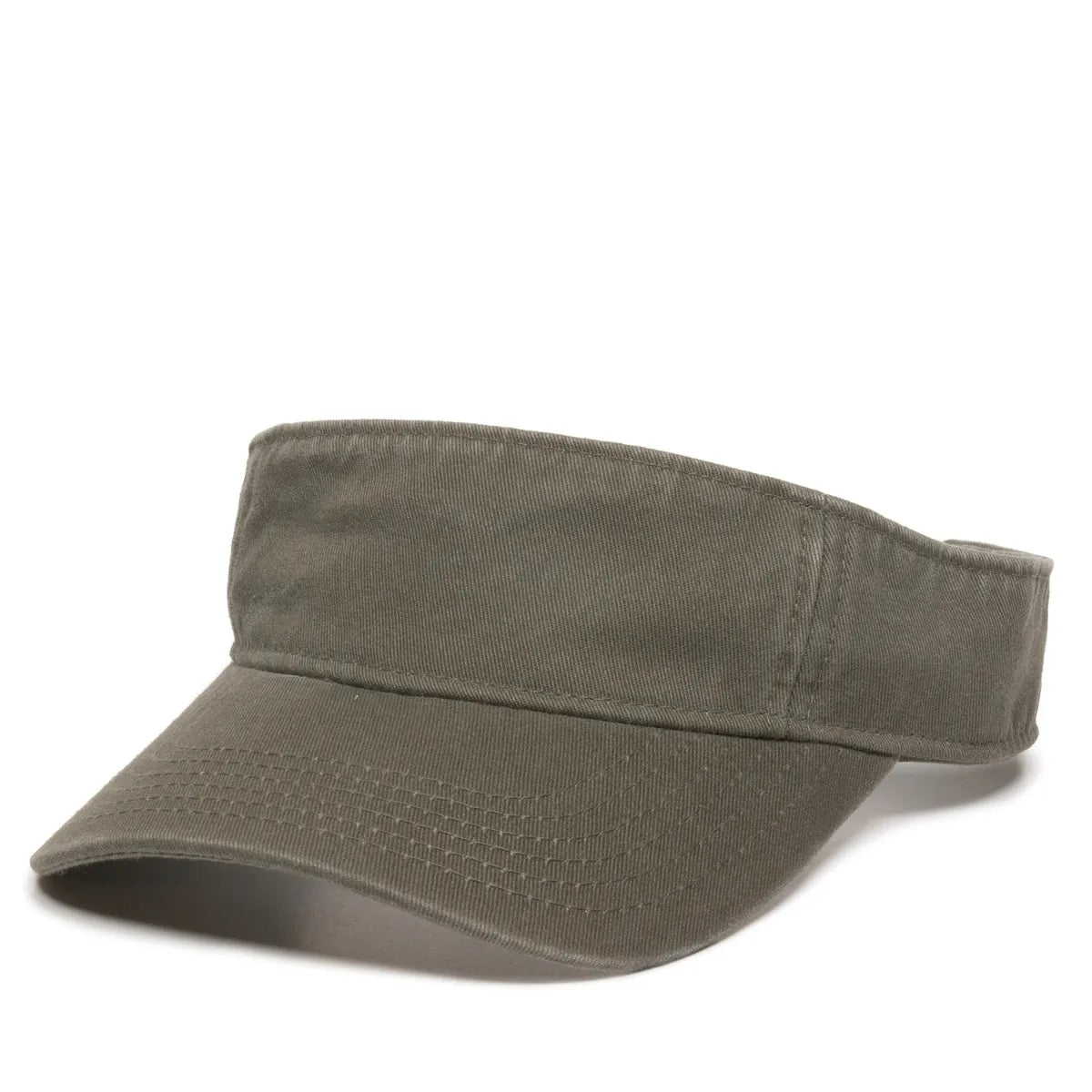 Outdoor Cap GWTV-100 Garment Washed Cotton Twill Visor Unisex Accessories Hats & Caps