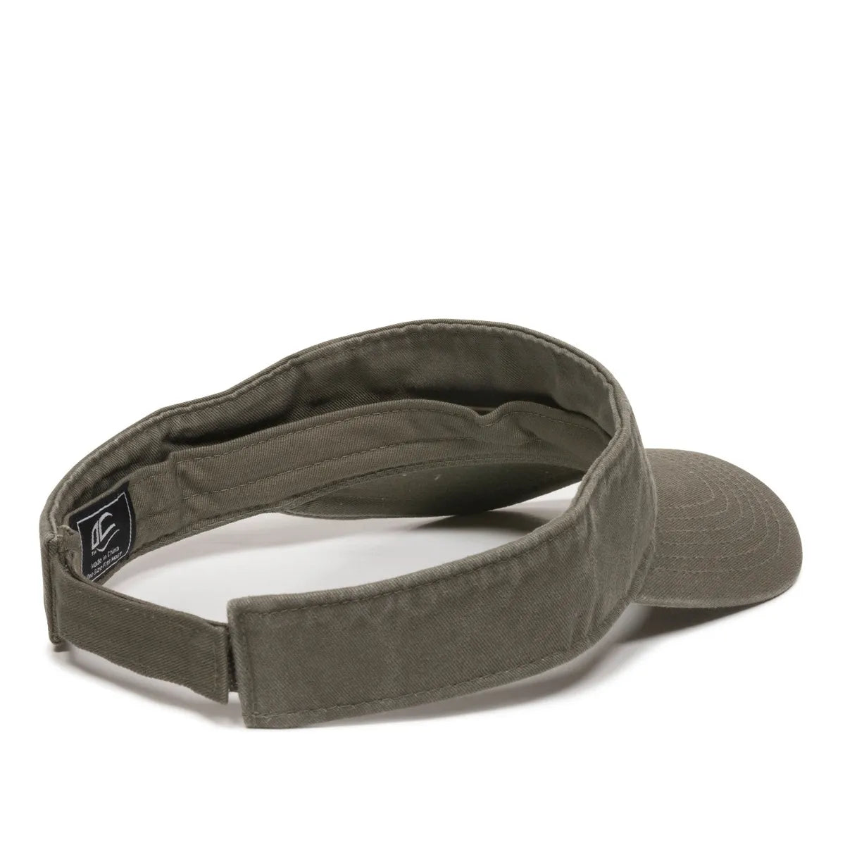 Outdoor Cap GWTV-100 Garment Washed Cotton Twill Visor Unisex Accessories Hats & Caps