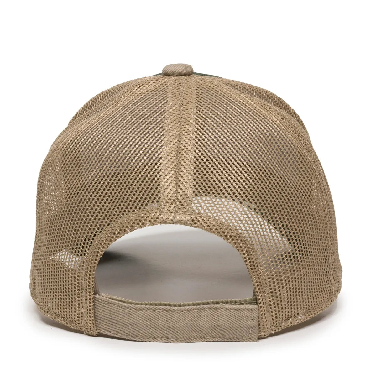 Outdoor Cap GWT-101M Cotton Twill Garment Washed Structured Trucker Hat Unisex Accessories Hats & Caps