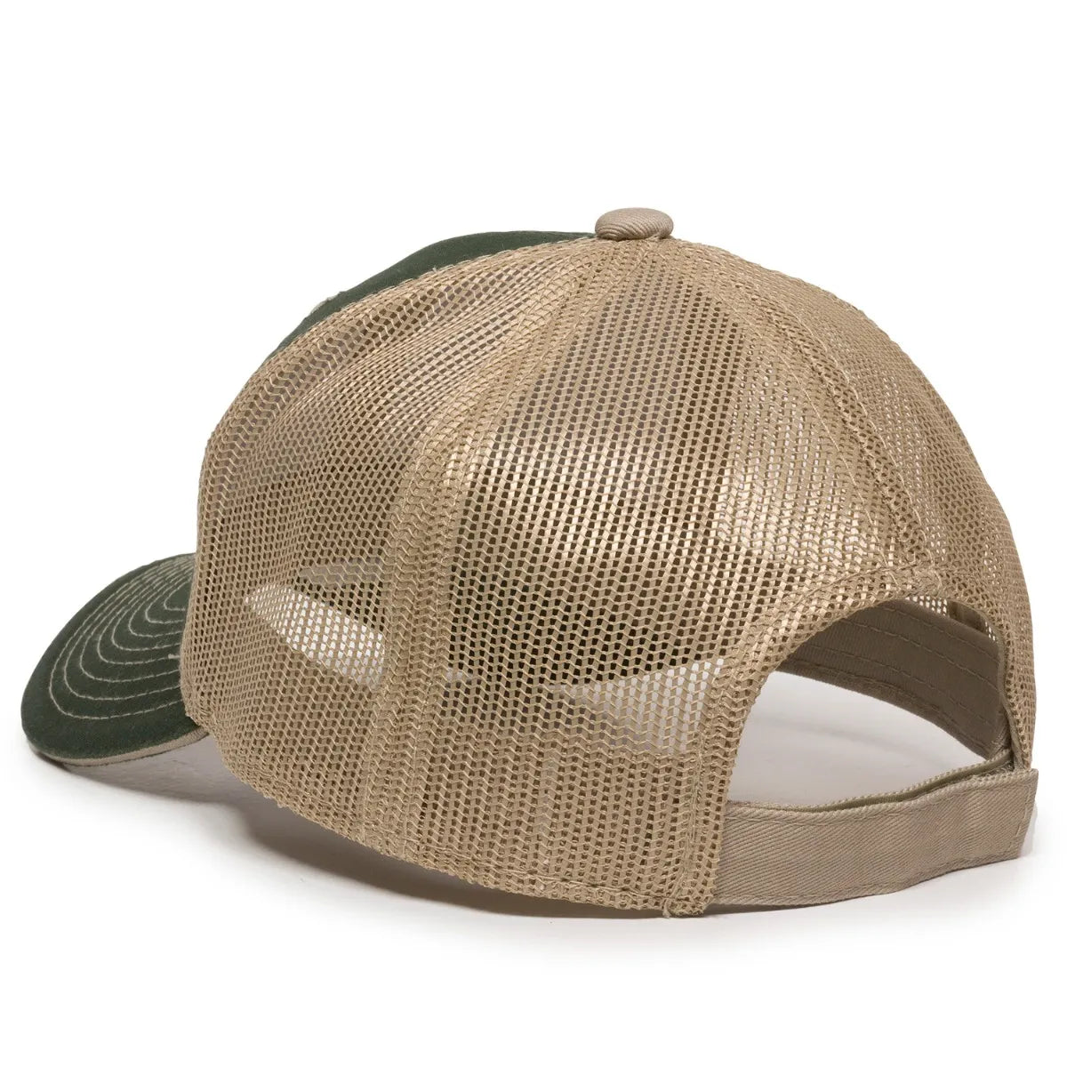 Outdoor Cap GWT-101M Cotton Twill Garment Washed Structured Trucker Hat Unisex Accessories Hats & Caps