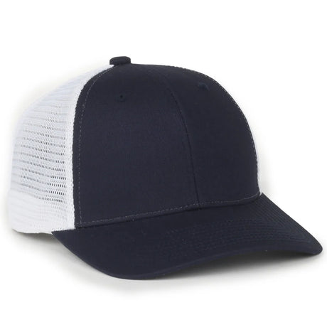 Outdoor Cap FLX672M Pro Round Crown Structured Trucker Hat Unisex Accessories Hats & Caps